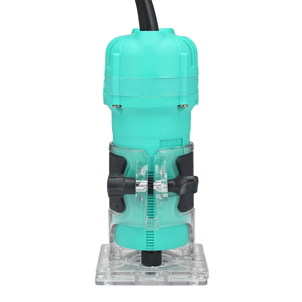  800W 35000rpm Woodworking Electric Trimmer Wood Milling Engraving Slotting Trimming Machine Hand Ca