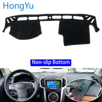 

For Isuzu mu-x D-MAX 2015 - 2019 Car Styling Non-Slip Bottom Covers Dashmat Dash Mat Sun Shade Dashboard Cover Capter