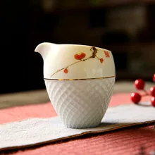PINNY расписанный вручную китайский чайный набор кунг-фу керамический ручной работы чашка с цветочным узором чайные чашки белый фарфор ярмарка чашка