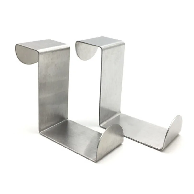 Hot Sale Stainless Steel Hooks 4PC Key Holder Wall Door Hook Stainless Kitchen Cabinet Clothes Hanger Feature (6)