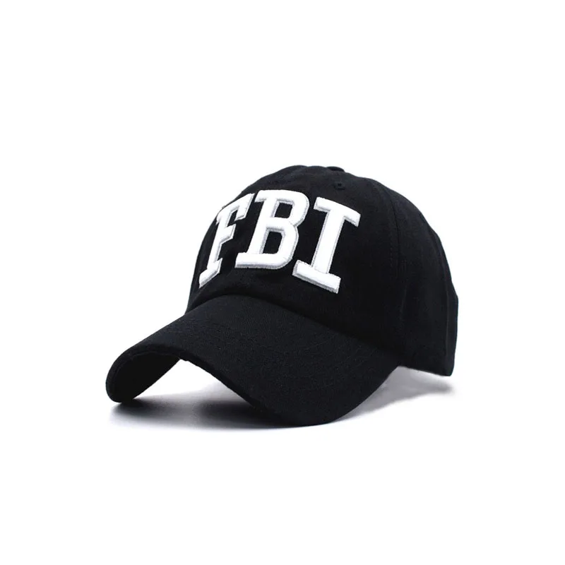 

2018 High quality Wholesale Retail Men and women Hat & Cap FBI Fashion Leisure embroidery CAPS Unisex Baseball Cap
