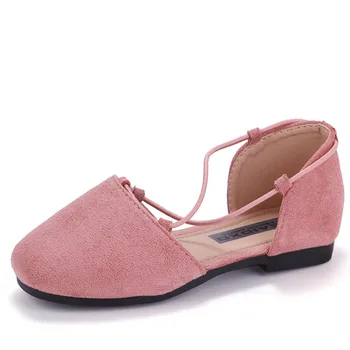 

Xinfstreet Fashion Kids Girls Shoes Solid Children Dance Princess Shoes Soft Girls Casual School Shoes Size 26-36