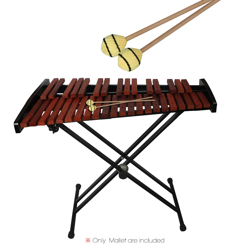 1 пара Marimba палка молоток ксилофон Glockensplel молоток с ручки из бука ударный инструмент Аксессуары для любителей