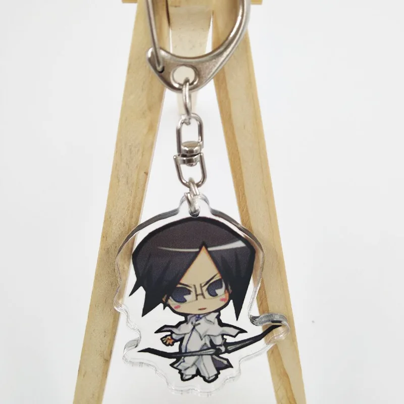 Japan Anime BLEACH Hitsugaya Tous Acrylic Key Ring Pendant Keychain Gift