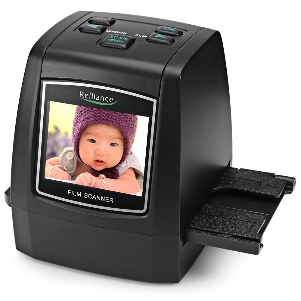 

14MP/22MP Negative Slide Film Scanner Analog Films to Digital Photo Copier Digitizer Converter EU/US Plug