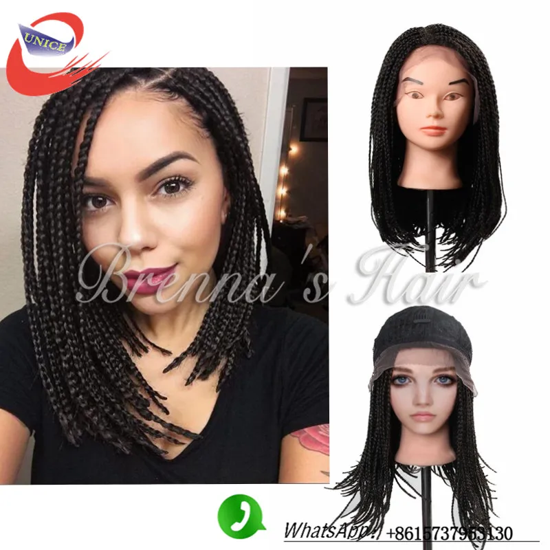 

Top selling peruca cosplay short wigs for black women pixie synthetic braiding twist wig  short Synthetic lace front  wigs