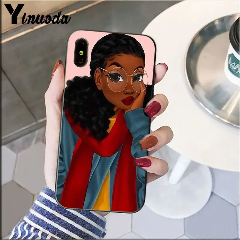 Colorful art african girl Printing