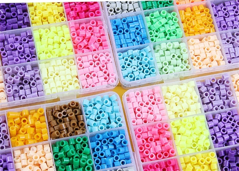 grânulos montessori mágicos diy crianças brinquedos presente de aniversário para meninas meninos hama perler perlen névoa de água criativa artesanal