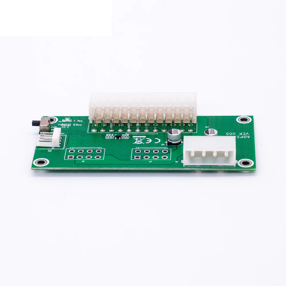 PC Desktop ATX 24Pin Dual PSU Power Supply Sync Starter Extender Cable for BTC Miner BTC Mining Expanded Ded