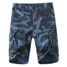 Новые летние мужские камуфляжные прямые шорты, повседневная одежда, мужские свободные тонкие товары, Молодежные популярные хлопковые мужские шорты