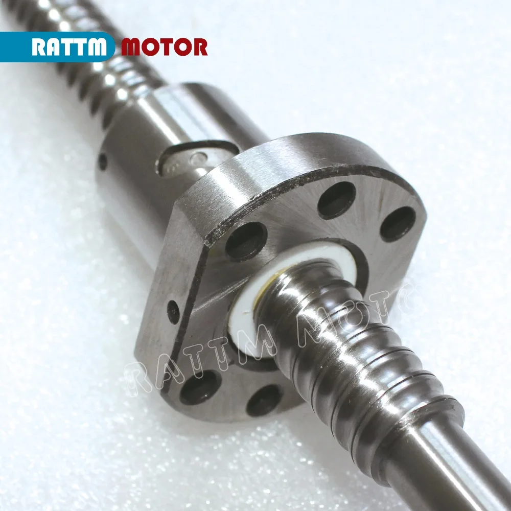 DE nave SFU1605 Ballscrew-L300mm/500mm/600mm/800mm/1050mm extremo mecanizado BK/BF12 y BK/BF12 apoyo y tuerca DE vivienda para el Router CNC - 5