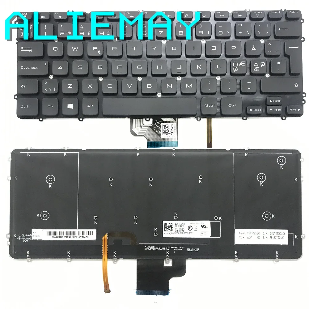 

Brand new Original NE Denmark Backlight Keyboard for DELL XPS15-9530 PRECISION M3800 3800 with backlight Keyboard BLACK