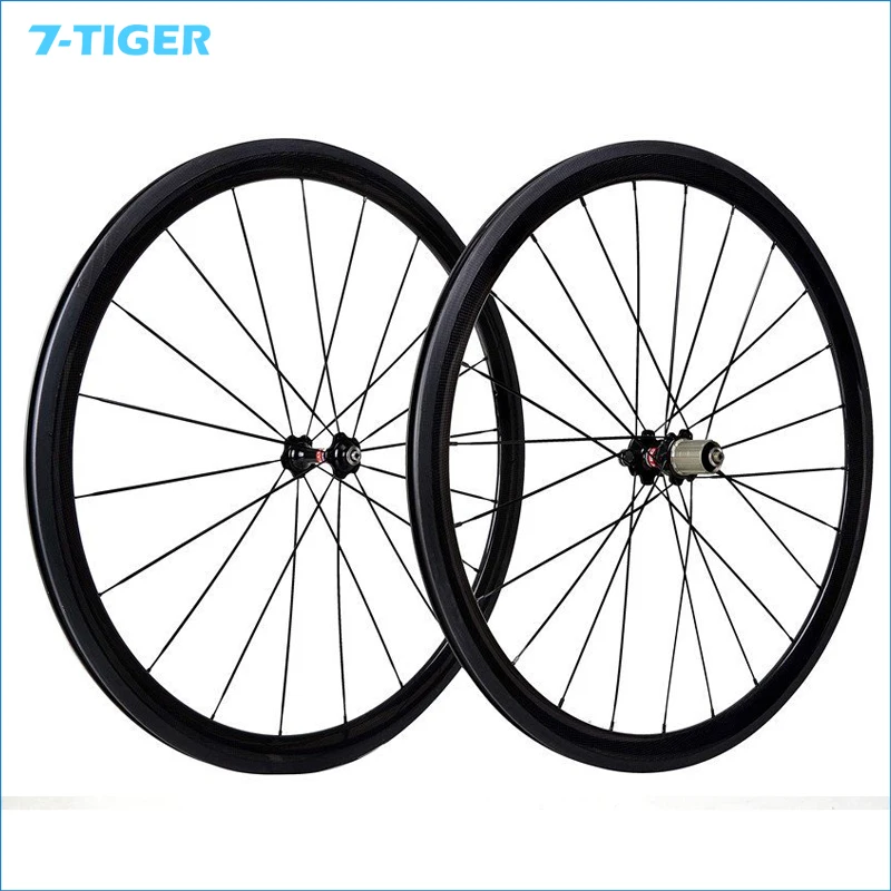

700C Full Carbon Fiber Wheelset 38mm Carbon bicycle Wheels with Novatec Hub