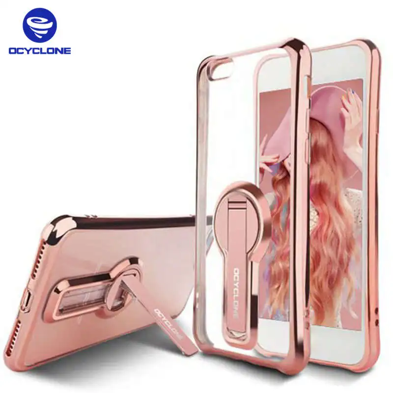 Ocyclone чехол для Iphone 8 plus блестящий 7 Plus прозрачный 6 6s глянцевый розовый|for iphone|for iphone