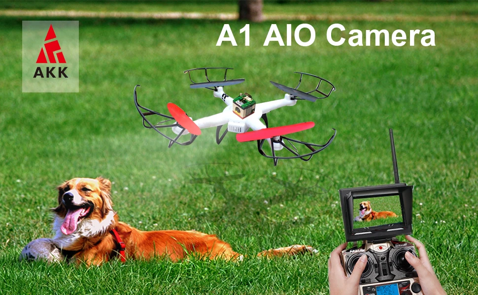 АКК A1 мини 5,8 ГГц 40CH 25 передатчик mw FPV raceband 600TVL FPV Micro AIO Камера с клевером Антенна для FPV Камера Системы