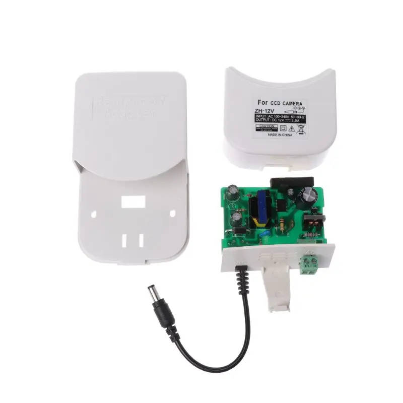

Power Adapter AC DC Charger 12V 2A Waterproof Rainproof Outdoor for Switching Monitor CCTV CCD Security Surveillance Camera
