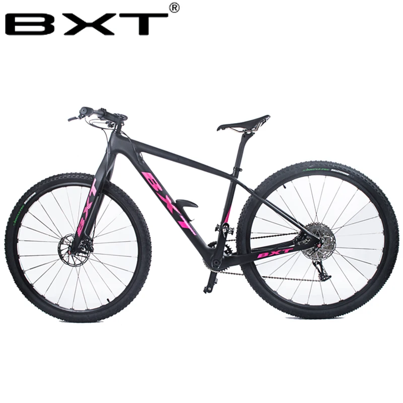 BXT 29inch carbon fiber Mountain bike 1*11 Speed Double Disc Brake 29\