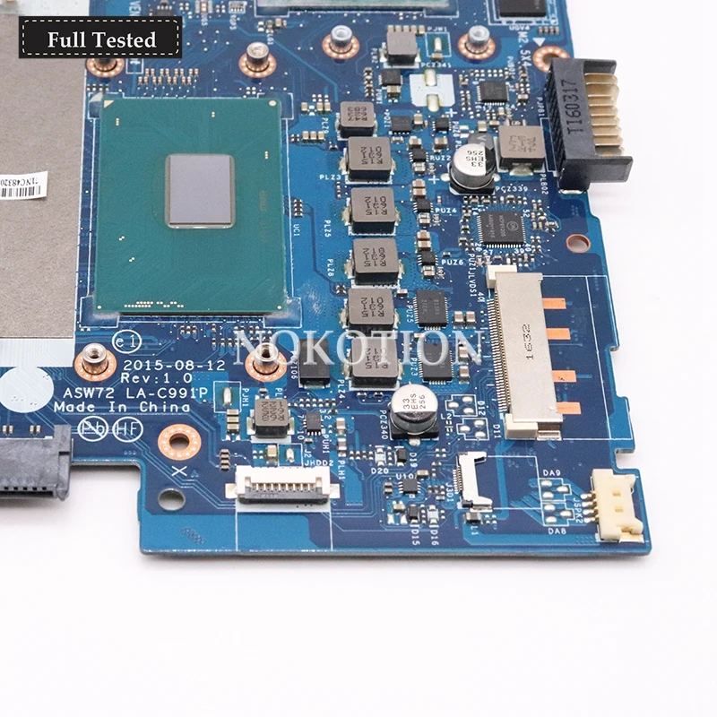NOKOTION ASW72 LA-C991P 832319-601 829068-601 для hp Envy ноутбук 17-R 17-N 17T-N 17T-N100 основная плата i7-6500HQ 950 M 4 GB DDR3