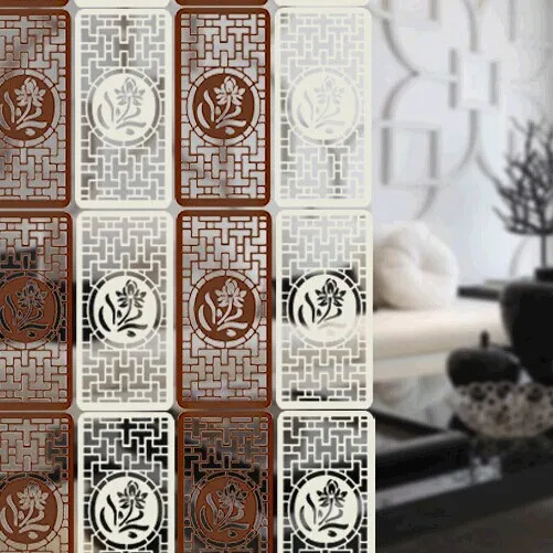 

room divider screen wood folding knife titanium handle Foldable shield decorative shield plastic partitions complex Antique