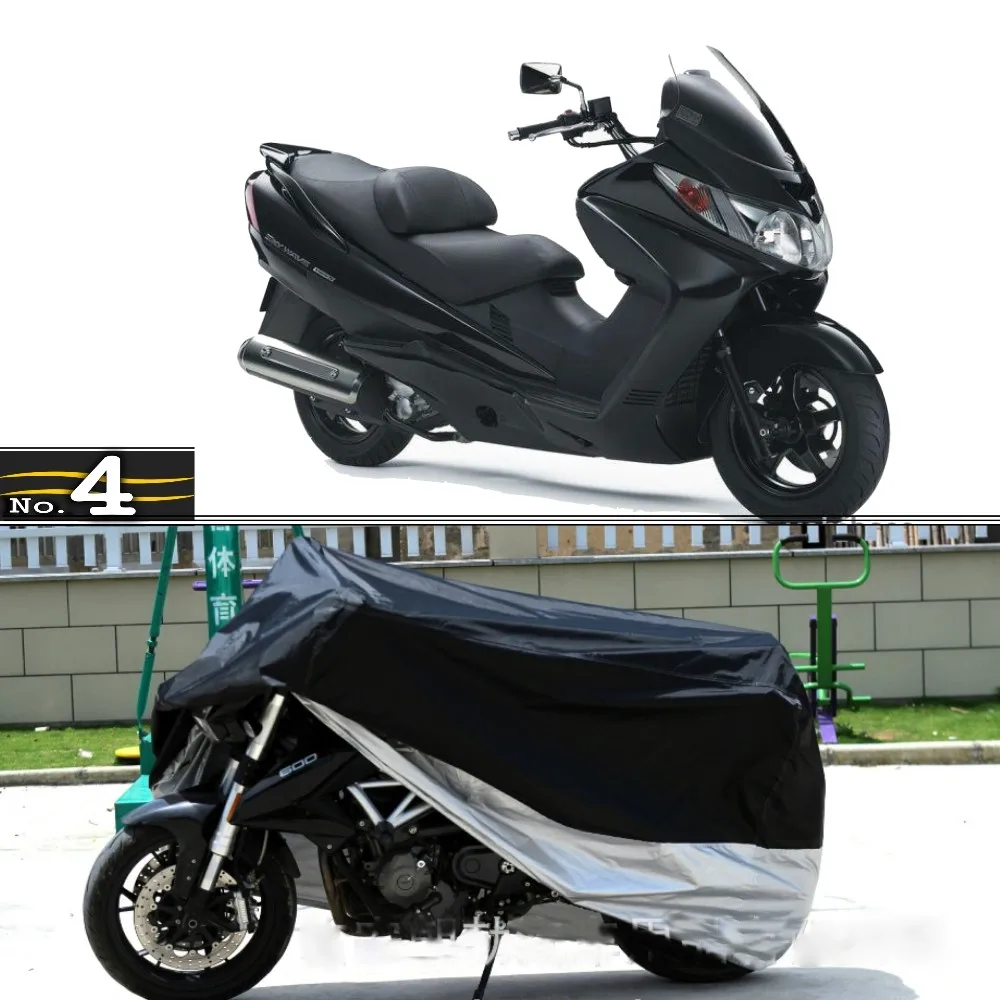 Мотоциклетная Крышка для Suzuki Skywave 250 type-S Водонепроницаемая УФ-защита от пыли/Защита от дождя крышка из полиэфирной тафты