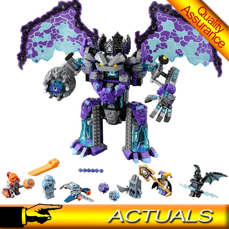 

14036 Nexo Knights Building Blocks The Stone Colossus of Ultimate Destructi Model Bricks Toy Compatible Legoing 70356