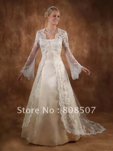jacket style wedding dresses