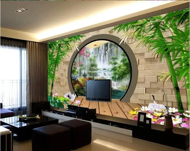 3d Papel Tapiz Para Habitacion Mural Personalizado No Tejida