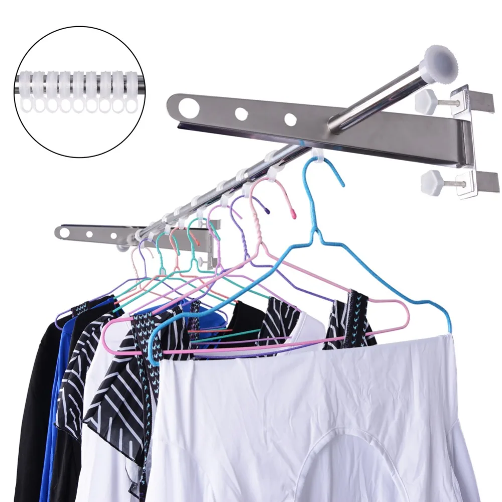 

Stainless Steel Drying Racks Creative Clothes Drying Rack Multifunctional Hanger Organizer Coat Stand Rack Laundry Drying Hanger