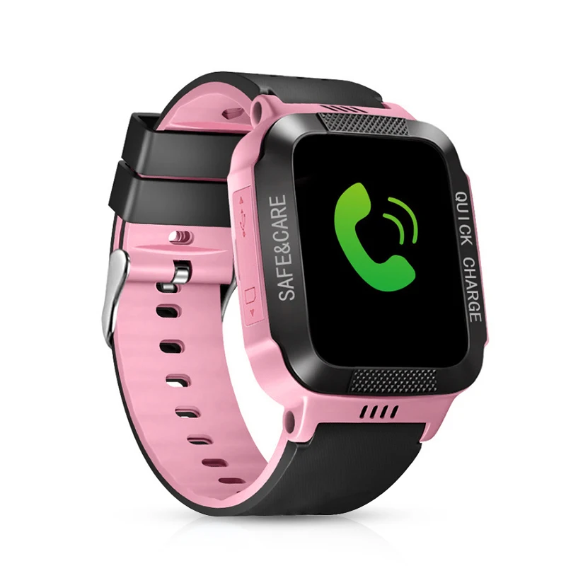 

New 2019 Micro SIM Card Smart Children Watch Touch Screen Camera Positioning Watch SOS for Kids Alarm Anti-loss Position Watch