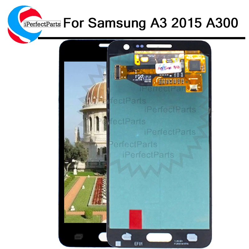 

AMOLED For Samsung Galaxy A3 2015 A300 A3000 A300X A300F LCD Display Touch Screen Digitizer Cellphone Replacement
