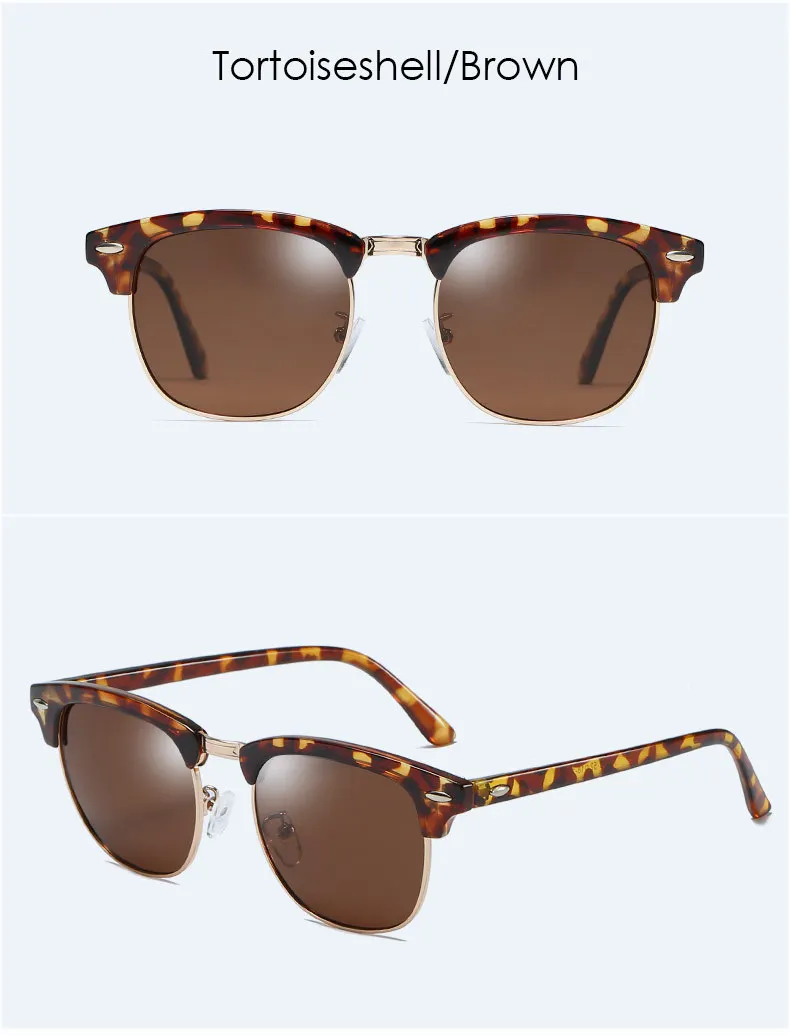 Óculos de sol feminino polarizado, óculos de