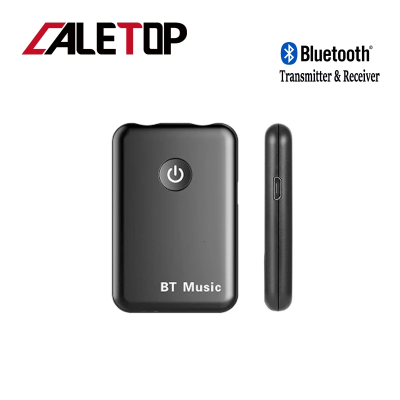 

CALETOP Bluetooth Adapter 2 IN 1 Receiver and Bluetooth Transmitter For TV PC Wireless Stereo Audio Receivers 3.5mm Jack AUX Car