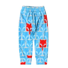 Милые Хлопковые Штаны для малышей брюки для Новорожденные девочки с рисунком лисы весенне-осенняя одежда для малышей от 0 до 2 лет