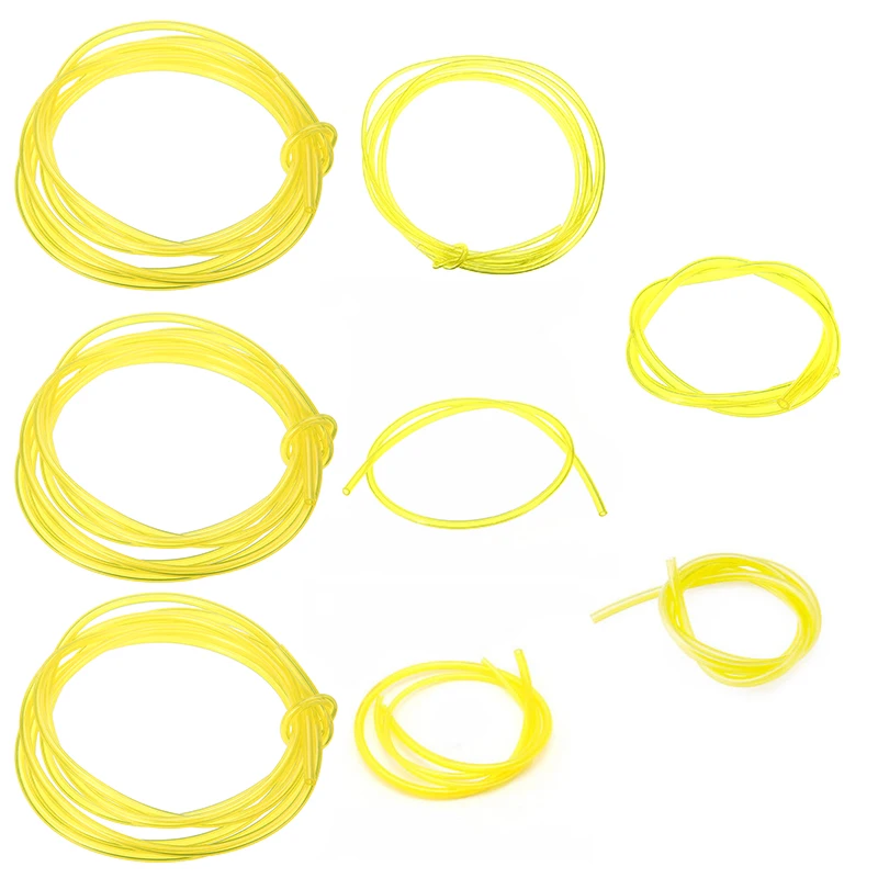 

Fuel Gas Line Pipe Hose For Trimmer Chainsaw Blower 2mm/2.5mm/3 mm Yellow Fuel Gas Line Garden Tool Parts