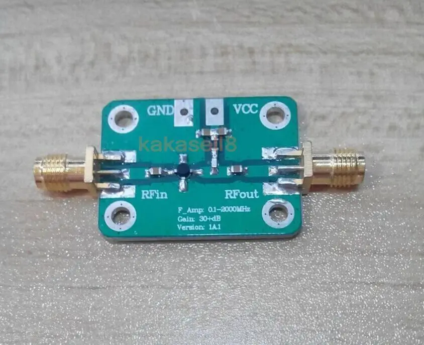 

0.1mhz to 2000MHz New Low Noise Broadband RF Receiver Amplifier LNA Signal VHF FM 30dB TV FM radio Signal amplifier