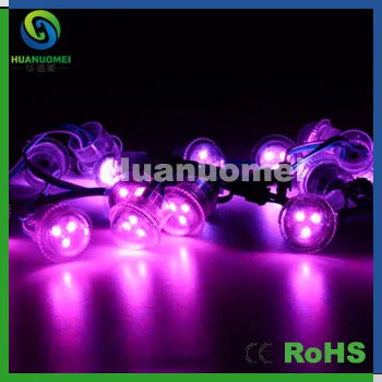 

5050SMD3pcs led pixel module string drive ic ucs1903,round shape clear shell,IP67,D26mm