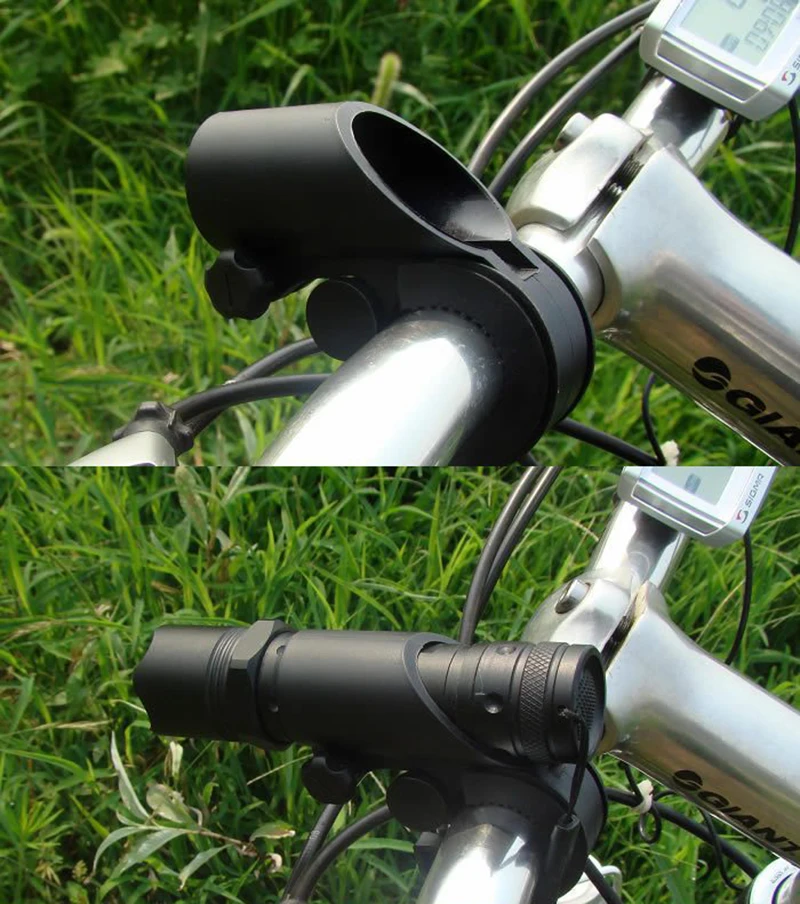 Bicycle Light Lamp Stand Holder Portable Cycling LED Flashlight Rotation Grip Bike Torch Clamp Mount Bracket Accessories SW0004 (2)
