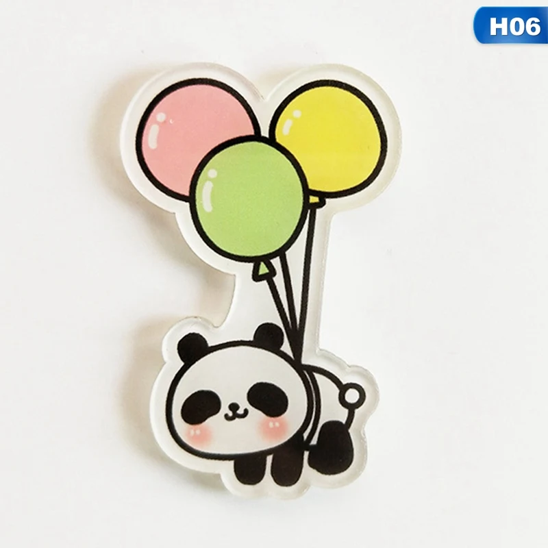 

2019 Cute Cartoon Rabbit Panda Pattern Acrylic Brooches Accessories Girl Badge Pins For Women Kids Collar Hats Brooches Jewelry