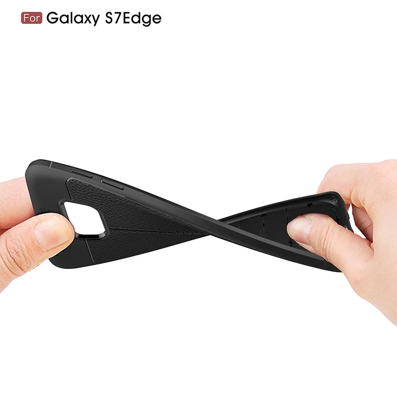 litchi leather silicone case samsung s7 edge (8)