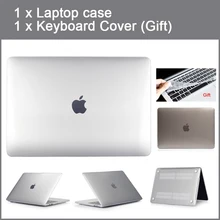 Crystal Case For Apple Macbook Air Pro Retina 11 12 13 15 inch laptop bag For New Mac book Air Pro 13.3 15.4 Case A1932+Gift