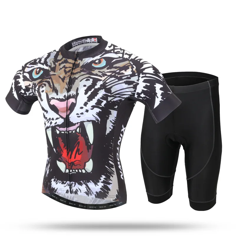 

Ropa Ciclismo Invierno Hot Sale Cycling Clothing Bicicletas The Jersey Short Set 2017 New Summer Suit Male Tiger Tooth Bicycle