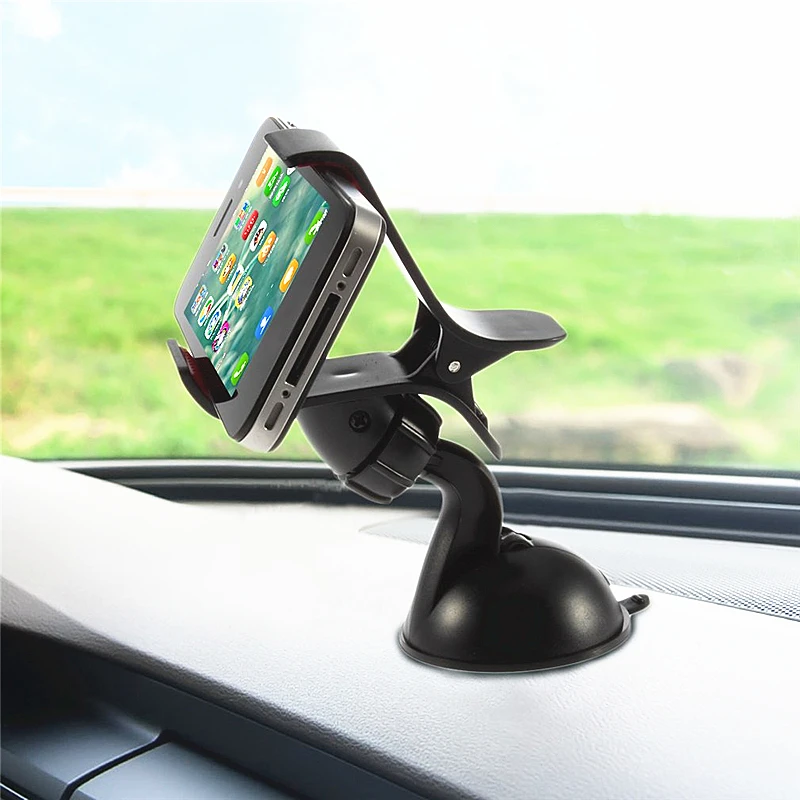 Универсальный автомобильный держатель на лобовое стекло с поворотом на 360 градусов, держатель для мобильного телефона, подставка, автомобильный Стайлинг для iphone se
