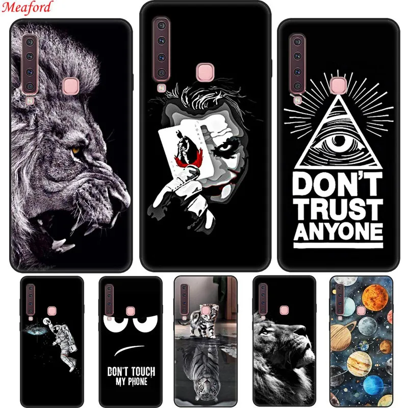 

6.3" For Samsung Galaxy A9 2018 case soft silicone cool animal print Back Cover For Samsung A9 2018 A9 Star Pro A9S A920 case