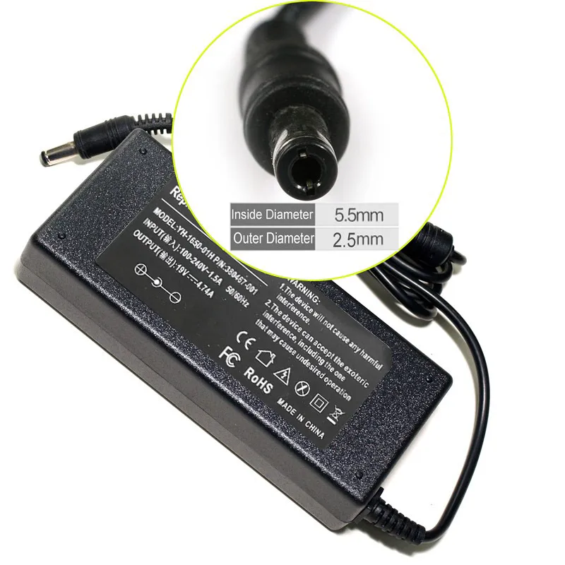 Laptop Charger AC Adapter Power Supply Cord 19v 4.74a Notebook Elitebook Adapter Eu US Standard Power Cord cargador For ASUS (6)