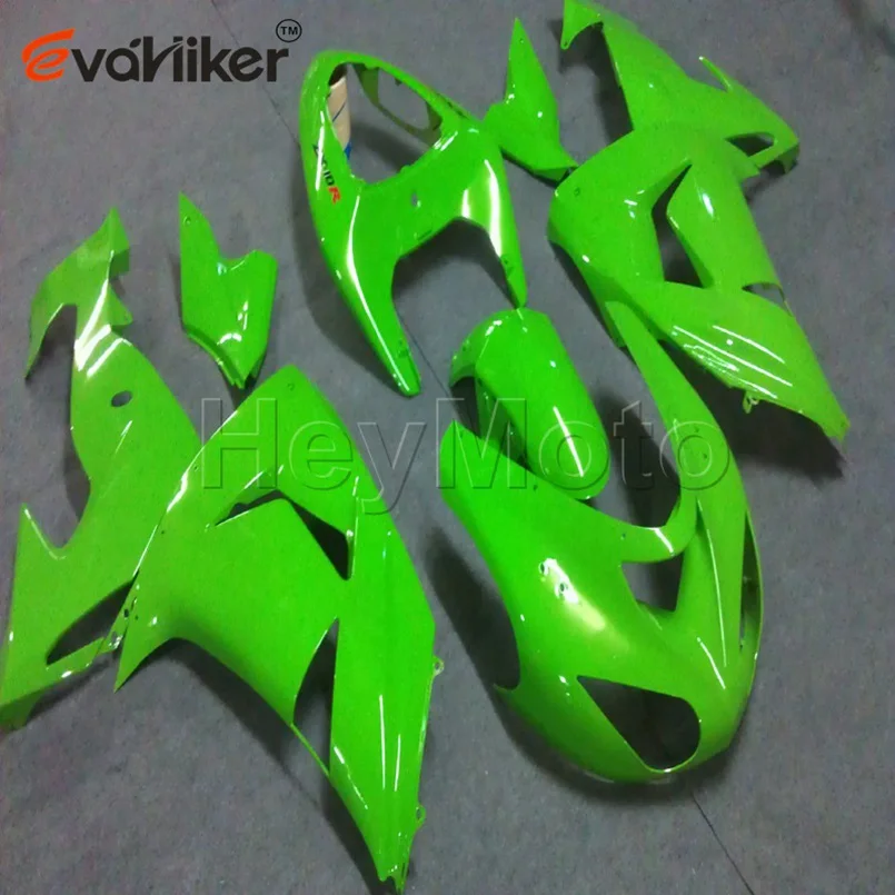 Заказной Пластиковый обтекатель мотоцикла для ZX-10R 2006-2007 ZX 10R 06-07+ винты+ литьевая Форма Черный ABS Кузов - Цвет: H
