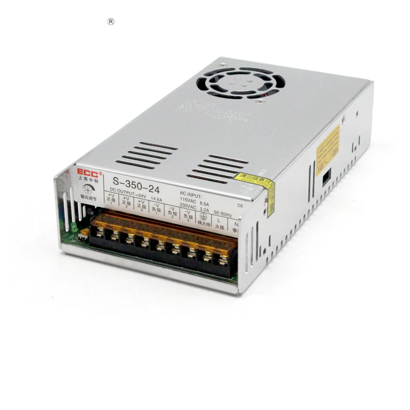

S-350W-24V14.6A Switching Mode Power Supply Monitor Medical Care Electric Machinery AC220V Change DC Direct