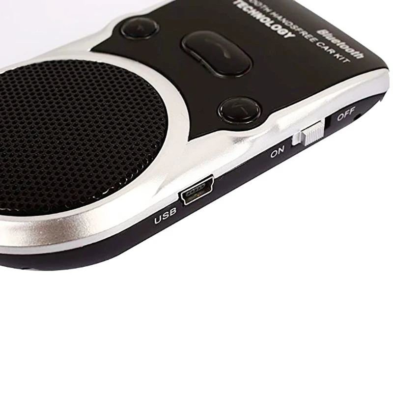 Солнечное USB зарядное устройство Bluetooth автомобильный комплект MP3 Handsfree умный