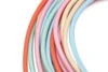 Câble USB type-c en Nylon USB C, connecteur plaqué or 1.2m de long, 6 couleurs, bleu rose violet orange beige cyan ► Photo 3/6