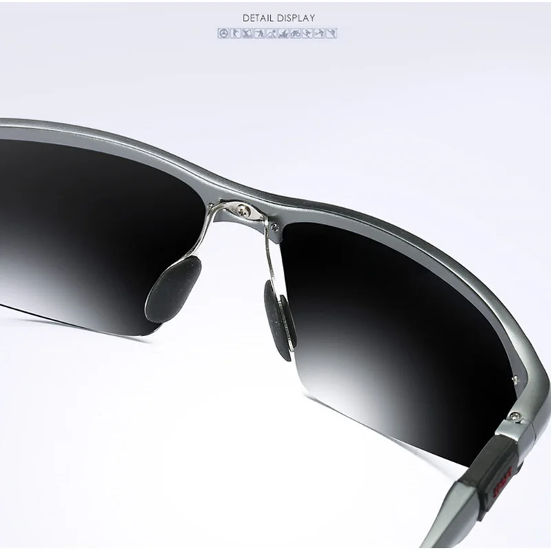 AOWEAR Sportsolglasögon utan båge för män Herr Porlariserad kvalitets spegel Solglasögon Man Lättviktsglasögon utomhus Gafas_voghion.com
