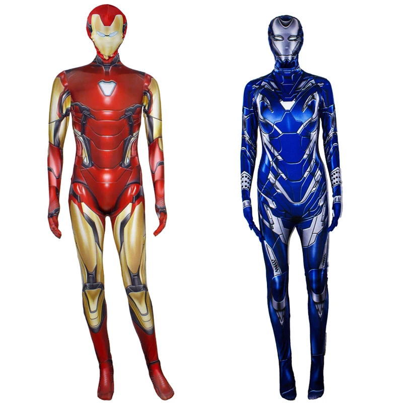 

New Iron Man Costume Iron Women Costume Avenger Endgame Cosplay Pepper Potts Rescue Suit Halloween Costume For Adult Kids